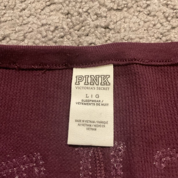 PINK Victoria's Secret Naughty is the New Nice Romper Christmas Pajamas Y2K sz L - Picture 7 of 7